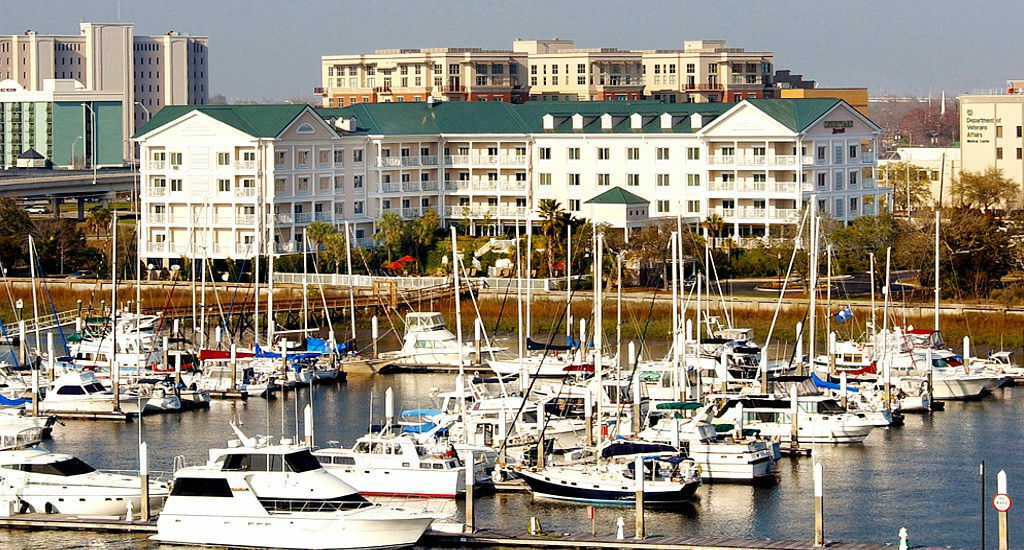 Courtyard Charleston Waterfront Hotel Eksteriør billede